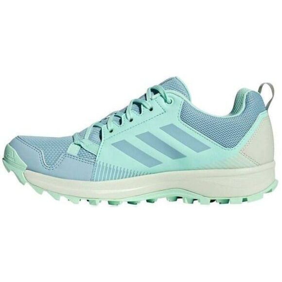Women's Waterproof Running Shoes Adidas Terrex Tracerocker Gtx 10 Green Trail - Picture 1 of 5